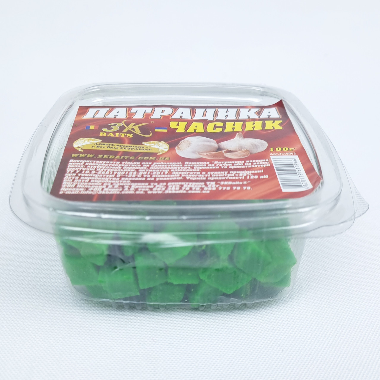Патрацика насадочна 3K BAITS (Часник) 100г насадка на коропа карася, фото 1