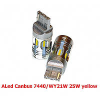 Габарит LED ALed Canbus 7440/WY21W 25W yellow (2шт)