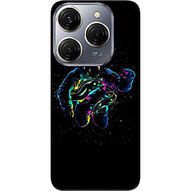 Чохол силіконовий Case для Tecno Spark 20 Pro (KJ6) з картинкою В космосі