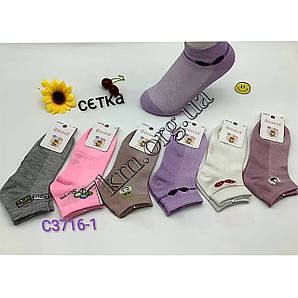 Шкарпетки дитячі Оптом для дівчаток 3-5 років "Surm" + сітка Фена C3716-1