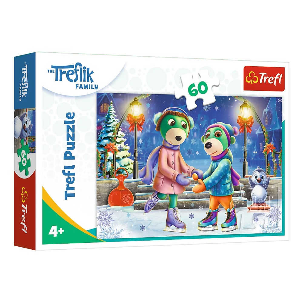 Пазл "Трефлики на катку", 60 элементов Trefl Disney (5900511173833)