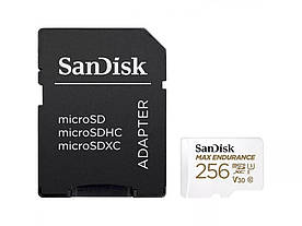 Карта пам'яті 256 ГБ microSDXC U3 V30 SanDisk Max Endurance SDSQQVR-256G-GN6IA
