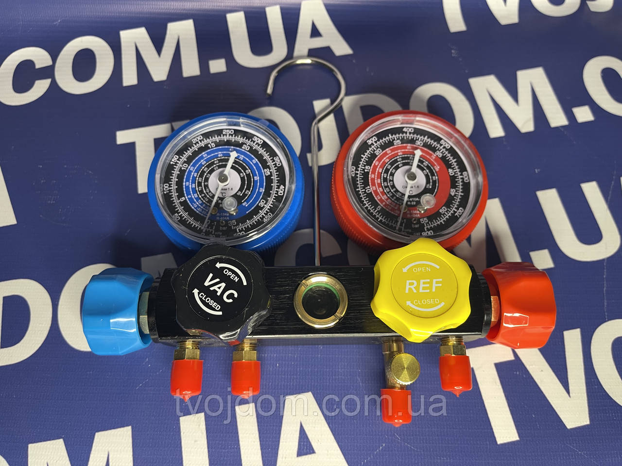 Манометричний колектор (4-х вентильний) Whicepart CT- 436G NEW (R-22,R-404a,R-410a,R-134a)
