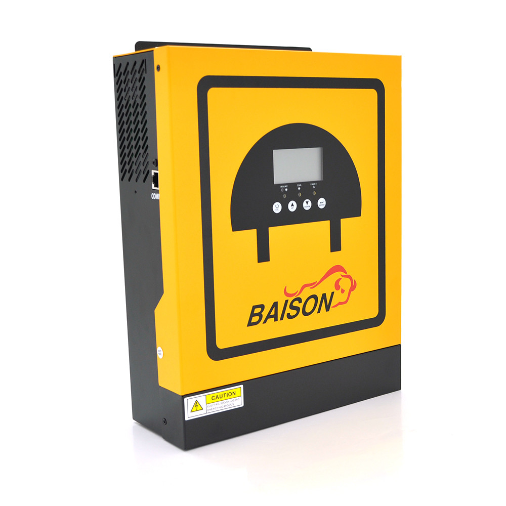 Гибридный инвертор BAISON SM-2400-24-BS ,2400W, 24V, ток заряда 0-50A, 170-280V ,MPPT (50А, 30-40 Vdc) - фото 1 - id-p2186607653