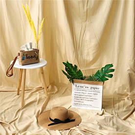 Фотофон тканинний безшовний штора 2 x 2.4м жовтий Puluz TBD0590354103E