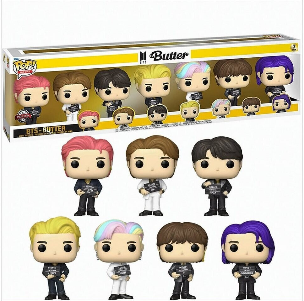 Набір фігурок Funko Pop Фанко Поп BTS 7 Pack БТС Набір 7 штук 10 см BTS 7PK