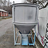 Конусний бункер для бетону, неповоротна баддя БН-1.5 (куб.м), фото 5