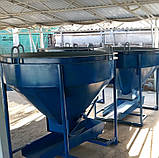 Конусний бункер для бетону, неповоротна баддя БН-1.5 (куб.м), фото 10