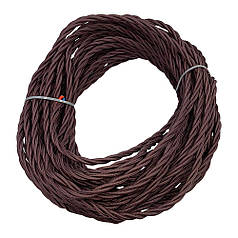 Провід для зовнішньої електропроводки коричневий 2,5 3-х жильний ER-1321