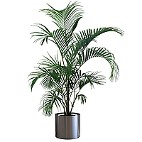 Тропическая пальмовая декоративная ветвь искусственная (75-120 см) |Decor
