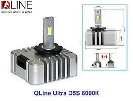 Лампи світлодіодні Qline Ultra D5S 6000K (2шт)