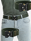 Ремінь тактичний Assaulter belt з металевою пряжкою 140 см Олива, фото 5