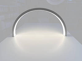LED лампа арка міні безтіньова настільна біла