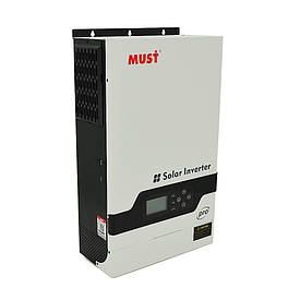 Гибридне ДБЖ MUST PV18-5248PRO, 5200W, 48V, струм заряду 1-60A, 160-275V, MPPT (80А, 450 Vdc)