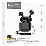 Бездротові навушники HOCO EW53 Lucky true wireless BT headset чорні, фото 4