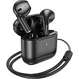 Бездротові навушники HOCO EW53 Lucky true wireless BT headset чорні, фото 5