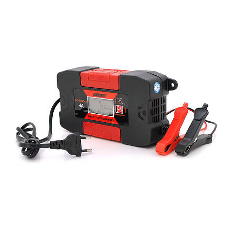 Зарядний пристрій POWERMASTER DC-W1204A для акумулятора 12V-4A, фото 1