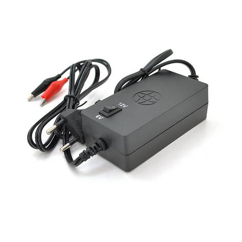 Автоматичний ЗП для акумулятора 6V/12V,ONK-6V12V1500, 100-240V, 1,5A, клеми (AGM/GEL/Lead), фото 1