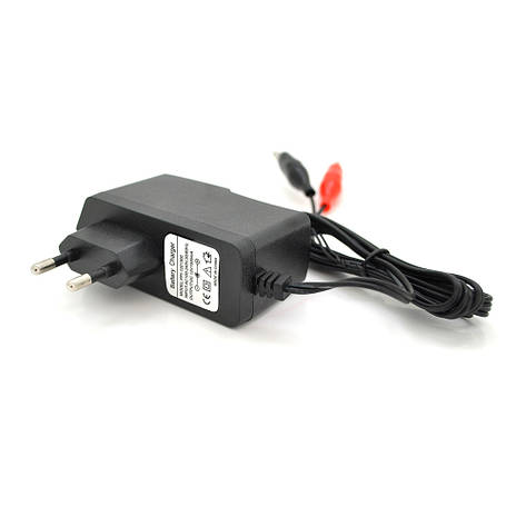 Автоматичний ЗП для акумулятора 12 V, HD-915, 100-240 V, 0.7-1.5 A (max.), крокодили (AGM/GEL/Lead), фото 1