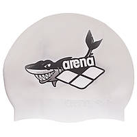 Шапочка для плавания детская ARENA MULTI JUNIOR WORLD CAP 5 AR-91388-20 цвет серебряный sh