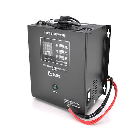 Гібридний інвертор Europower RTSWm-MPPT-1000LCD, 700W, 12V, струм заряду 10A, 140-275V, MPPT (20/40А,, фото 1