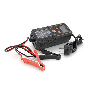 Автоматичний ЗП для акумулятора 6V/12V, BLM-B02,100-240 V, 1,5 A, LCD, клеми (AGM/GEL/Lead), фото 1