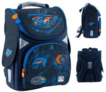 Ранець каркасний "GoPack" Education Speedway 1від.,3карм. №GO24-5001S-7(8)