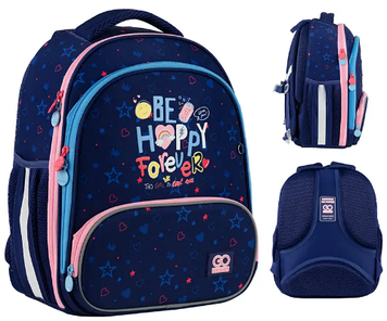 Ранець каркасний "GoPack" Education Be Happy 2від.,3карм. №GO24-597M-3(8)