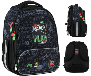 Ранець каркасний "GoPack" Education Ready2Play 2від.,3карм. №GO24-597M-6(8)