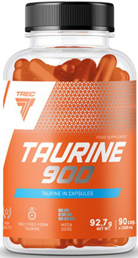 Таурін TREC nutrition Taurine 900 90 caps