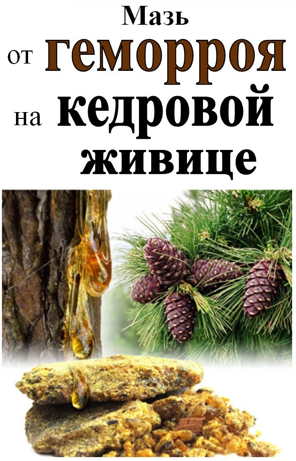 Мазь від геморою на кедрової живиці, 10 г Код/Артикул 111