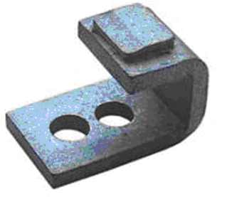 Контакт до пускачів ПМА 6 величини нерухомий мідний, фото 1