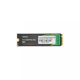 SSD M.2 накопичувач Apacer AS2280P4U Pro 512GB (AP512GAS2280P4UPRO-1)