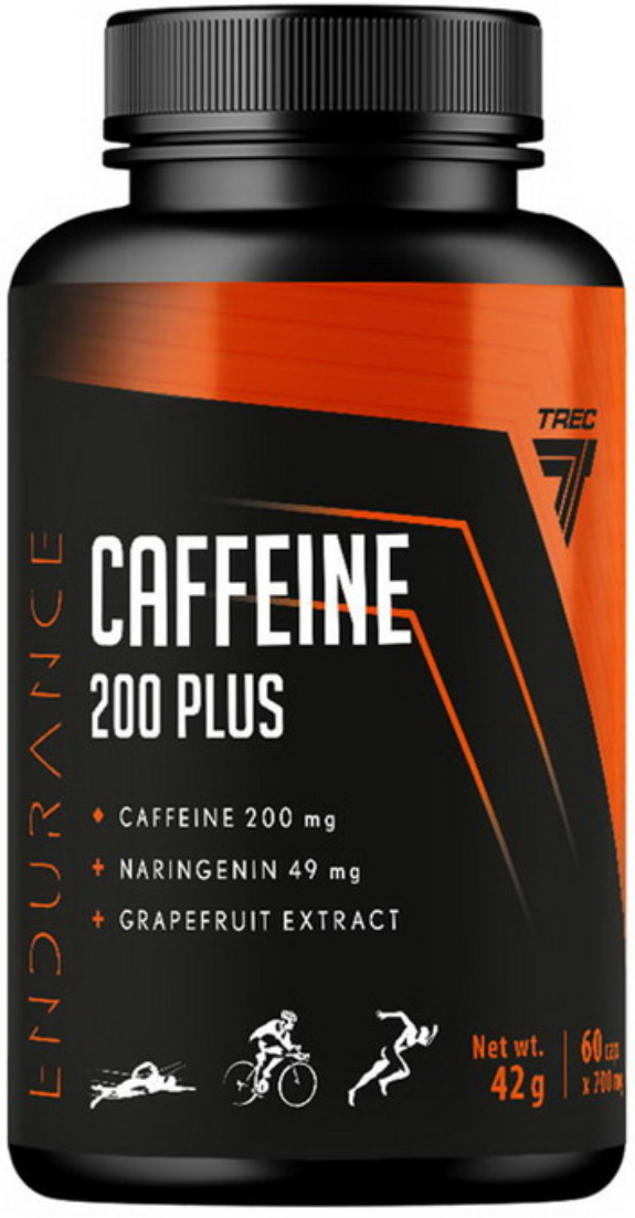 Кофеїн енергетик в капсулах Trec Caffeine 200 Plus 60 капсул