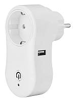 Розумна розетка з WI-FI керуванням + USB J2 10 A з підтримкою програми TYUA (9206)