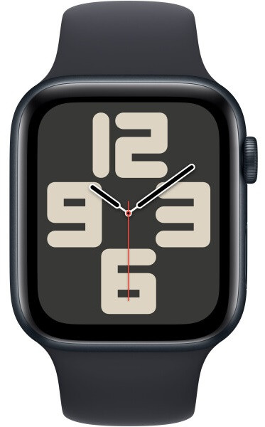 Apple Watch SE 2 GPS 44mm Midnight Aluminium with Midnight Sport Band M/L MRE93 UA, фото 1