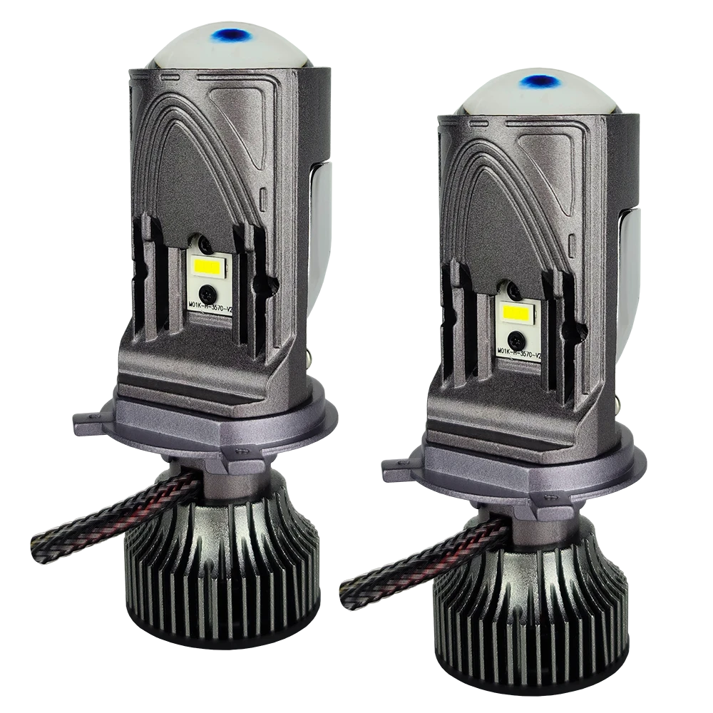 LED лампи автомобильні з лінзою DriveX LE-01 H4 H/L 6000K 31W/41W