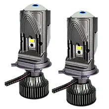 LED лампи автомобильні з лінзою DriveX LE-01 H4 H/L 6000K 31W/41W