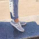 Шкіряні жіночі сірі кеди, фото 2