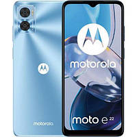 Смартфон Motorola Moto E22 4/64GB Crystal Blue (PAVC0003)