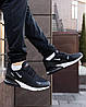 Чоловічі кросівки Nike Air Max 270 Black White Взуття Найк Аир 270 чорні текстиль сітка демісезон, фото 8
