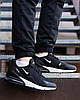 Чоловічі кросівки Nike Air Max 270 Black White Взуття Найк Аир 270 чорні текстиль сітка демісезон, фото 10