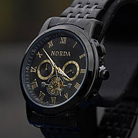 Чоловічий водонепроникний кварцовий годинник із хронографом із неіржавкої сталі "японський" NORDA ND2110