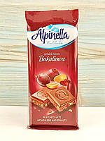 Молочний шоколад з арахісом та родзинками Alpinella Bakaliowa 90г Польща