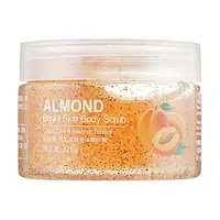 Скраб для тела Bioaqua Almond Bright Skin Body Scrub с экстрактом абрикоса и миндального масла , 120 г