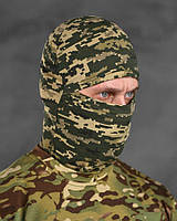Балаклава мужская летняя пиксель, маска балаклава подшлемник, Балаклава тактическая военная баф мужской