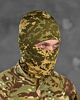 Балаклава мужская летняя пиксель, маска балаклава подшлемник, Балаклава тактическая военная баф мужской