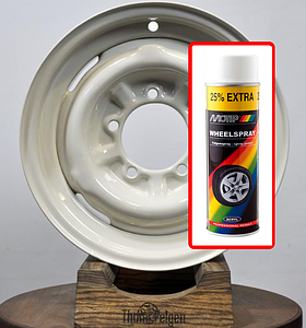 Фарба (емаль) для дисків Motip Wheelspray, 500 мл Аерозоль Білий