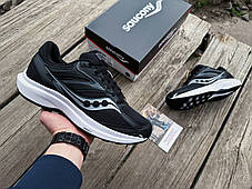 Чоловічі кросівки Saucony COHESION 17 S20944-100 Black White чорні з білим Оригінал, фото 4