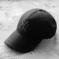Чорна кепка бейсболка New York Yankees Form з сіткою і фіксацією на липучці розмір 54-58 унісекс